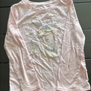 Cat & Jack Pink Long Sleeve Tee with Graphic Design